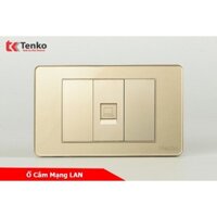 Ổ Cắm Mạng Âm Tường Cao Cấp TENKO TK-C9-073 Vàng