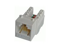 Ổ cắm mạng âm tường DINTEK Module Jack Cat.6 dạng ngang E-Jack 1305-04017 chính hãng