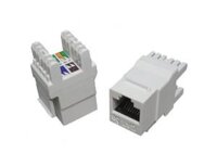 Ổ cắm mạng âm tường DINTEK Module Jack Cat.5e dạng dọc F-Jack 1305-03048 cao cấp