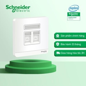Ổ cắm mạng cat5e đôi Schneider E8332RJS5_WD_G19