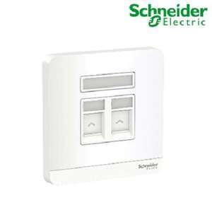 Ổ cắm mạng cat5e đôi Schneider E8332RJS5_WD_G19