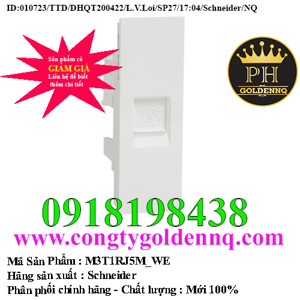 Ổ cắm mạng cat5e size S Schneider M3T1RJ5M_WE