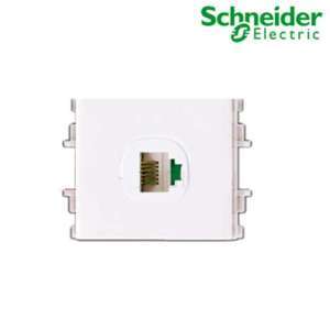 Ổ cắm mạng CAT6 Schneider F50RJ8M6_WE_G19 - Size M