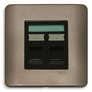 Ổ cắm mạng đôi Schneider Cat6 Zencelo Series E8432RJS_6_SZ_G19