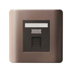 Ổ cắm mạng đơn Schneider Cat5E Zencelo Series E8431RJS_5_SZ_G19