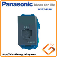 Ổ cắm mạng panasonic Cat6  WEV24886H màu đen
