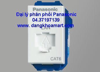 Ổ cắm mạng Panasonic Modular Jack Cat6 wide WEG24886