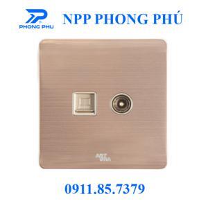 Ổ cắm mạng + Tivi Artdna A66-E0203