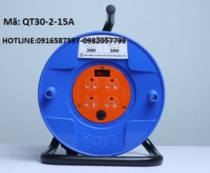 ổ cắm Rulô to dây 30mx215A QT30-2-15A