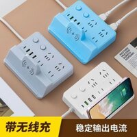 Ổ cắm sạc không dây, dải nguồn đa chức năng USB Ổ cắm điện văn phòng nhiều lỗ, dây nối sạc điện thoại di động tại nhà