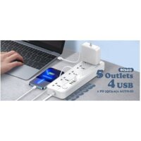 Ổ Cắm Sạc Thông Minh LDNIO 5 AC OUTLETS UNIVERSAL POWER STRIP SC5415, Chính Hãng 100%, Bảo Hành 6 Tháng , 1 Đổi 1
