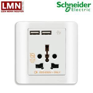 Ổ cắm Schneider E8442616USB_WE_G19