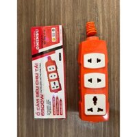 Ổ cắm siêu chịu tải Ominsu 3 lỗ không dây
