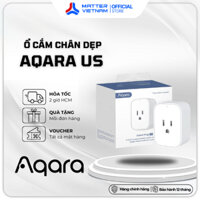 Ổ cắm thông minh Aqara Smart Plug Zigbee - chuẩn US chân dẹp, Apple HomeKit - Bản quốc tế SP-EUC01