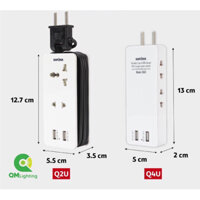 Ổ cắm thông minh có USB Sopoka Q2U, Q4U