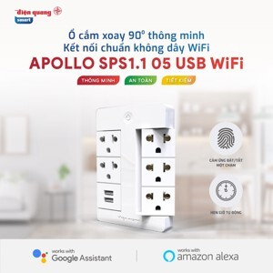 Ổ cắm thông minh Điện Quang Apollo ĐQ SPS1.1 05