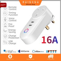 Ổ Cắm Thông Minh Điều Khiển Từ Xa Qua Wifi Không Dây Cho Amazon Alexa/Google Home/IFTTT