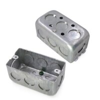 Ổ cắm tiêu chuẩn Mỹ, hộp đế kết nối giấu kín, ổ cắm công tắc Mỹ, hộp kết nối cáp, vật liệu nhôm và sắt