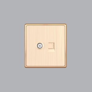 Ổ căm Tivi + điện thoại MPE S7TV/TEL