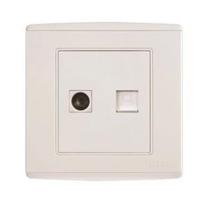 Ổ cắm tivi và mạng UTEN V4.0G-TVPC