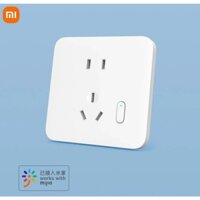Ổ cắm tường thông minh Xiaomi Ổ cắm thông minh không dây 10A 250V Xiaoai Điều khiển bằng giọng nói Thống kê nguồn OTA Nâng cấp cho ứng dụng