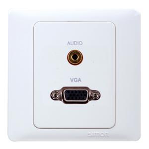 Ổ cắm VGA và ổ cắm tai nghe 3.5mm Simon 55495