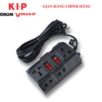 Ổ cắm VINAKIP 6 ngả liền dây ĐN/K2-10A ổ cắm ngũ giác tích hợp 3 mét 5 mét - ĐẠI LÝ TÀI OANH