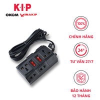 Ổ cắm Vinakip 6 ngả liền dây đa năng k2 10A 250V