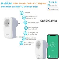 Ổ CẮM WIFI BROADLINK SP MINI 4 PHIÊN BẢN QUỐC TẾ MỚI 2021