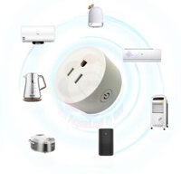 Ổ cắm Wifi công tắc điều khiển từ xa Smart Home cho thiết bị gia đình sử dụng App điện thoại hẹn giờ tắt mở thông minh