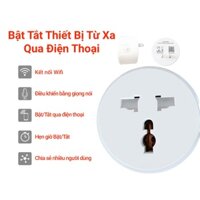 Ổ Cắm Wifi Tuya, Ổ Cắm Thông Minh Tuya 10A Điều Khiển Từ Xa Bật Tắt Hẹn Giờ Qua App Tiếng Việt