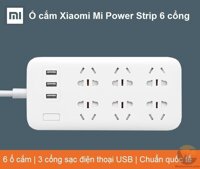 Ổ cắm Xiaomi Mi Power Strip 6 cổng 3 USB