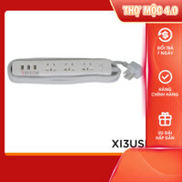 Ổ cắm Xiaomi power trắng 3USB 1.8M - Ổ điện Xiaomi Mi Power Strip Vinachi Trắng 3 Cổng USB Dây Dài 1,8m