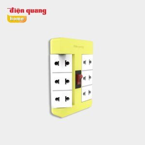 Ổ cắm xoay 90º Điện Quang ĐQ ESK RT 6YW