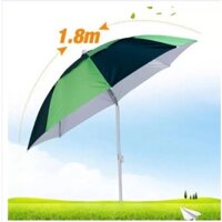 Ô Câu Cá Ô Dù Che Nắng Mưa Hình Xanh Dọc Dưa,giọt nước 1.8m Siêu Bền Đẹp