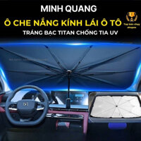 Ô Che Nắng Kính Lái Ô Tô Gấp Gọn -Dù Che Kính Lái Xe Ô Tô Bạc Cách Nhiệt Chống Nắng Chống