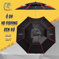 Ô che nắng ô dù câu cá 2 tầng siêu bền Dã Ngoại 1m8 đến 2m4 Ô dù che nắng mưa câu cá đơn đài nhiều màu sắc Việt Bắc