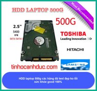 Ổ Cứng 500G HDD laptop 2.5 Western Hitachi Toshiba