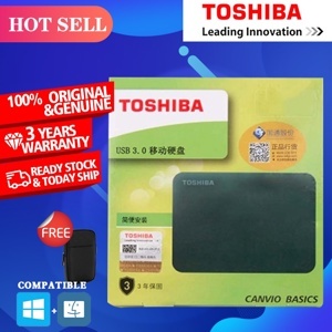 Ổ cứng cắm ngoài Toshiba Canvio Basic - 1TB, USB 3.0
