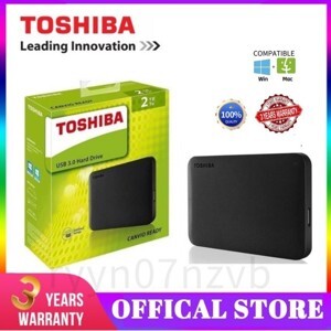 Ổ cứng cắm ngoài Toshiba Canvio Basic - 1TB, USB 3.0