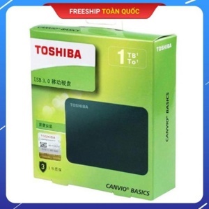 Ổ cứng cắm ngoài Toshiba Canvio 1Tb USB3.0