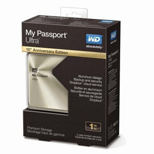 Ổ cứng cắm ngoài Western Digital My Passport Ultra WDBZFP0010BTT - 1TB, USB 3.0, 2,5 inch