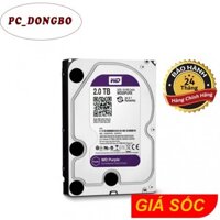 Ổ cứng camera WD Purple 2TB WD20PURX - Hàng chính hãng-Renew BH 2 năm - 1 đổi 1