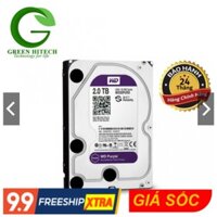 Ổ cứng camera WD Purple 2TB WD20PURX - Hàng chính hãng - BH 2 năm - 1 đổi 1