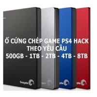 Ổ CỨNG CHÉP GAME HACK PS4 THEO YÊU CẦU 1 TB
