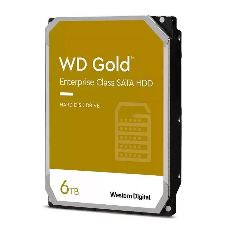 Ổ cứng Desktop WD HDD Gold 6TB WD6003FRYZ (6TB/3.5 inch/SATA 3/256MB Cache/7200RPM)