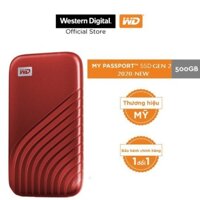 Ổ cứng di động 500GB External SSD WD My Passport USB 3.2 Gen 2 WDBAGF5000ABL-WESN