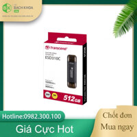 Ổ cứng di động 512GB External SSD Transcend ESD310C USB 3.2 Gen2x1 TS512GESD310C
