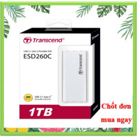 Ổ Cứng Di Động Gắn Ngoài 1TB SSD ESD260C USB 3.1 Gen 2 Type C Transcend