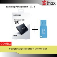 Ổ Cứng di động gắn ngoài Samsung Portable SSD T5 1TB 3.1 Gen 2 10Gbps + USB 16GB